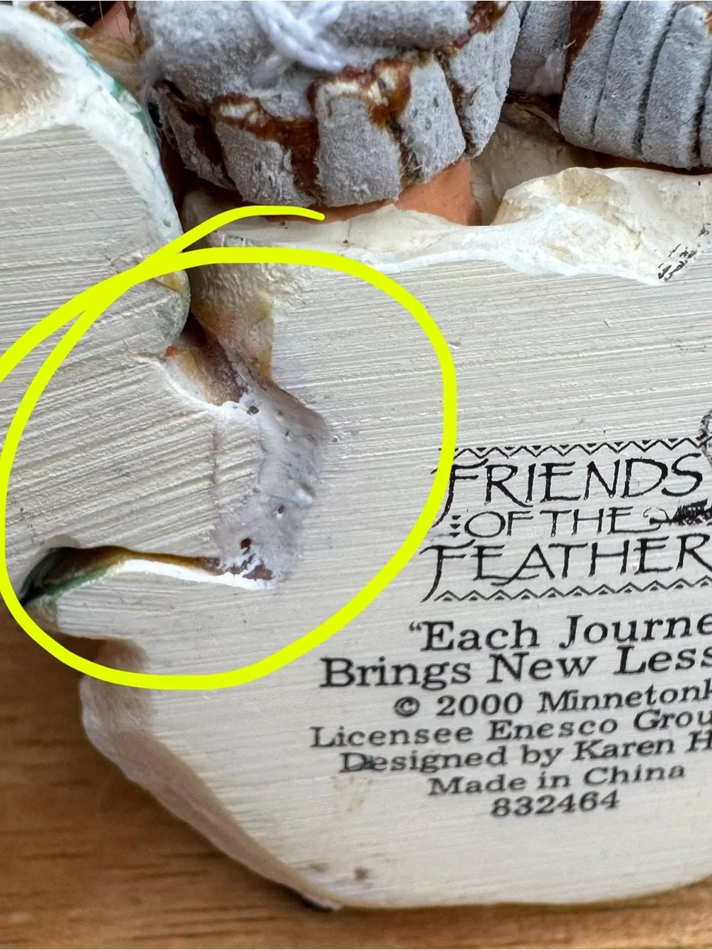 Friends of the Feather Enesco #832464 Minnetonka Native American Family 🪶